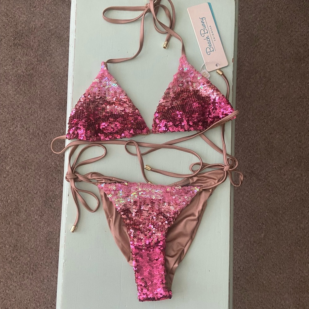 Beach Bunny 🩷 Pink Ariel Bikini Set - Picture 2 of 6